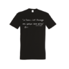 T-shirt noir proverbe
