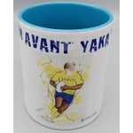 mug bleu rugby en peinture-1