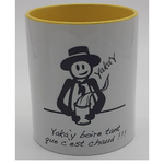 mug yaka y boire jaune