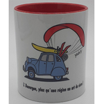 Mug 2cv rouge