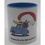 Mug 2cv bleu