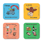 sous verres dessins auvergnats