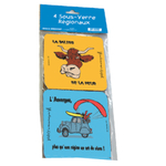 lot 4 sous verres auvergnats