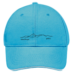 casquette bleu turquoise chaine des puys