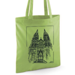 tote bag cathedrale vert