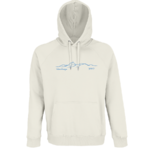 sweat ecru pdd bleu