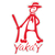 autocollant yky rouge