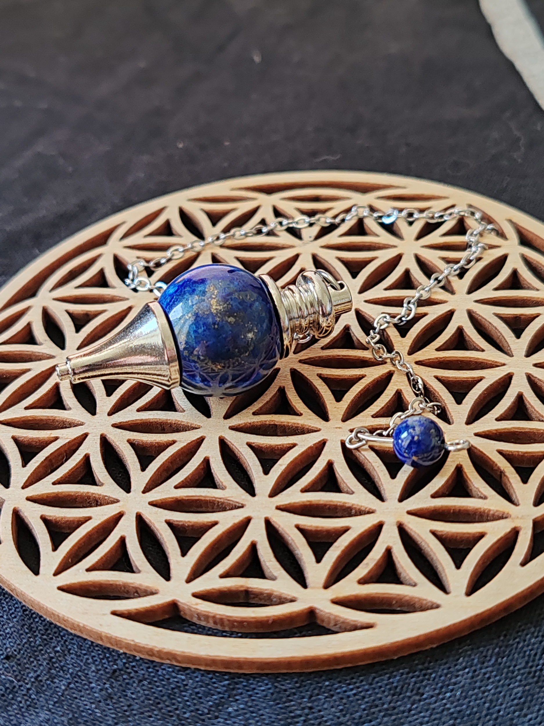PENDULE LAPIS LAZULI