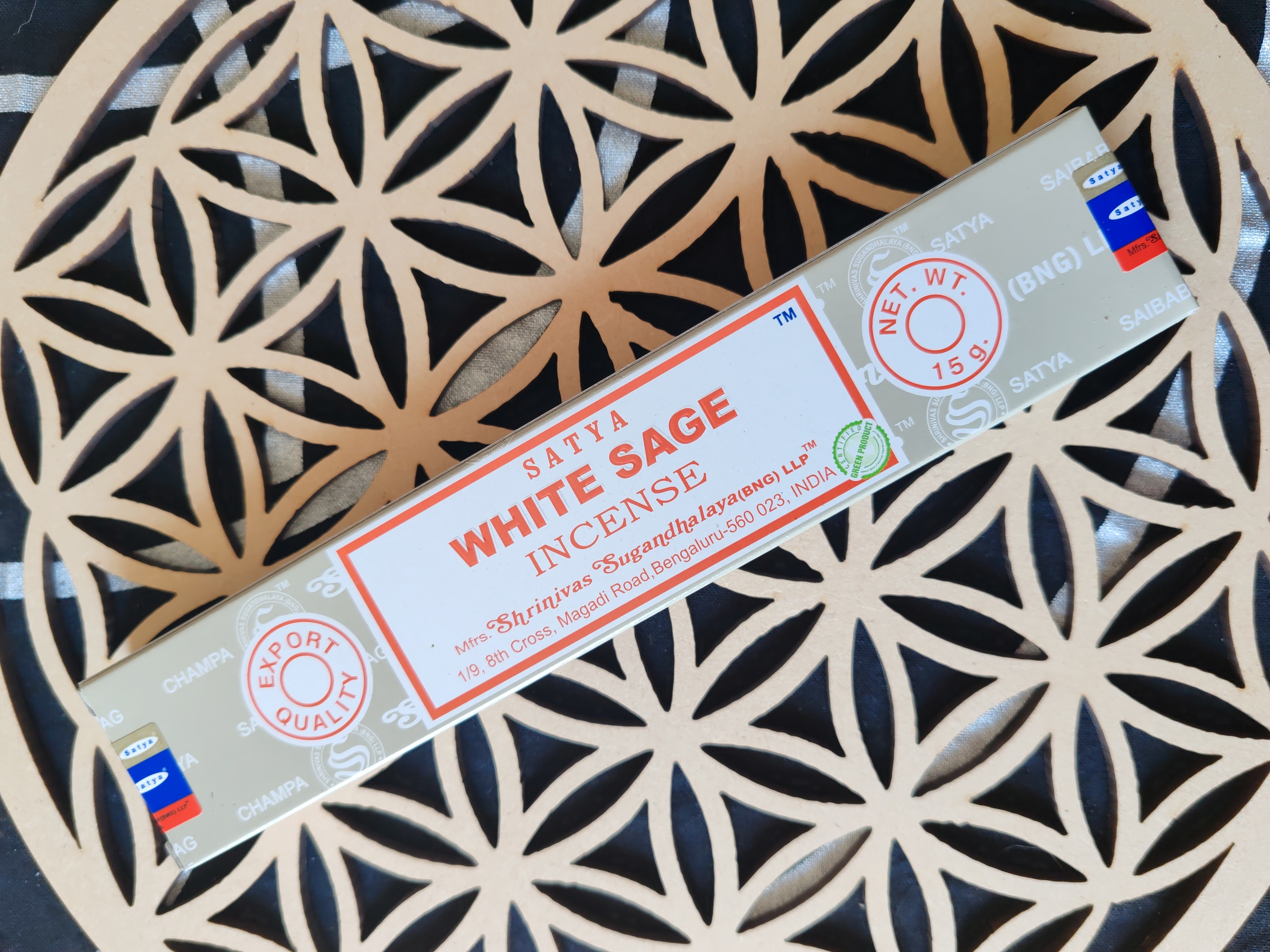 ENCENS SATYA SAUGE BLANCHE