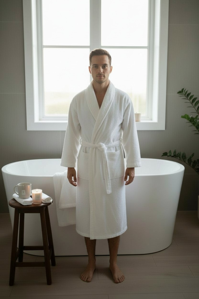 Nevea-peignoir-professionnel-hôtel-gite-chambre dhôtes-homme