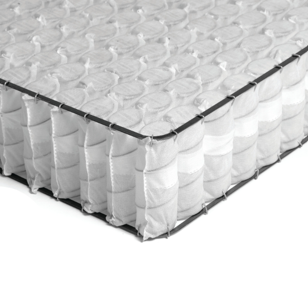 Matelas-hôtel-Duchesse-ressorts-ensachés-détails ressorts ensachés-Komalhotel