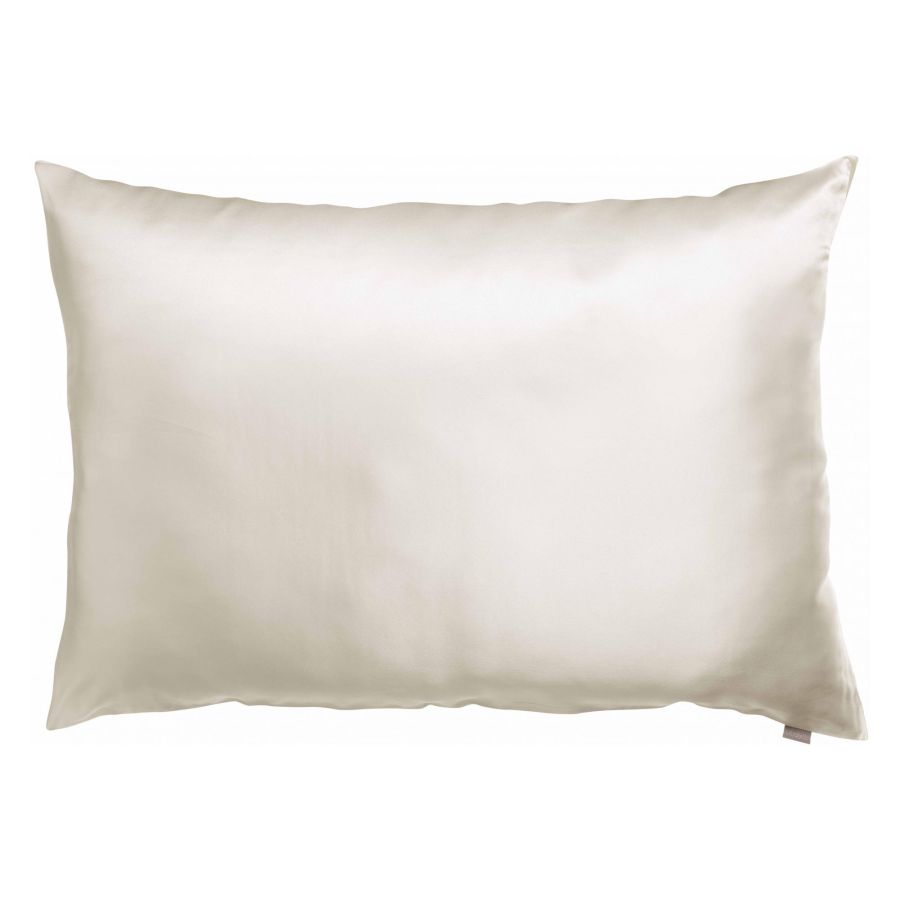 Ashley-taie oreiller soie - 50 x 70 - Neige - Komalhotel