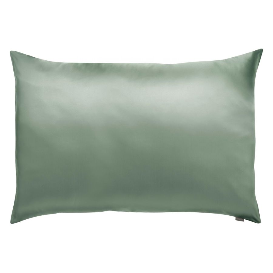 Ashley-taie oreiller soie - 50 x 70 - Vert de gris - Komalhotel