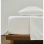 Linge-dokar-coton-percale-professionnel-hotel-bord de lit