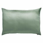 Ashley-taie oreiller soie - 50 x 70 - Vert de gris - Komalhotel