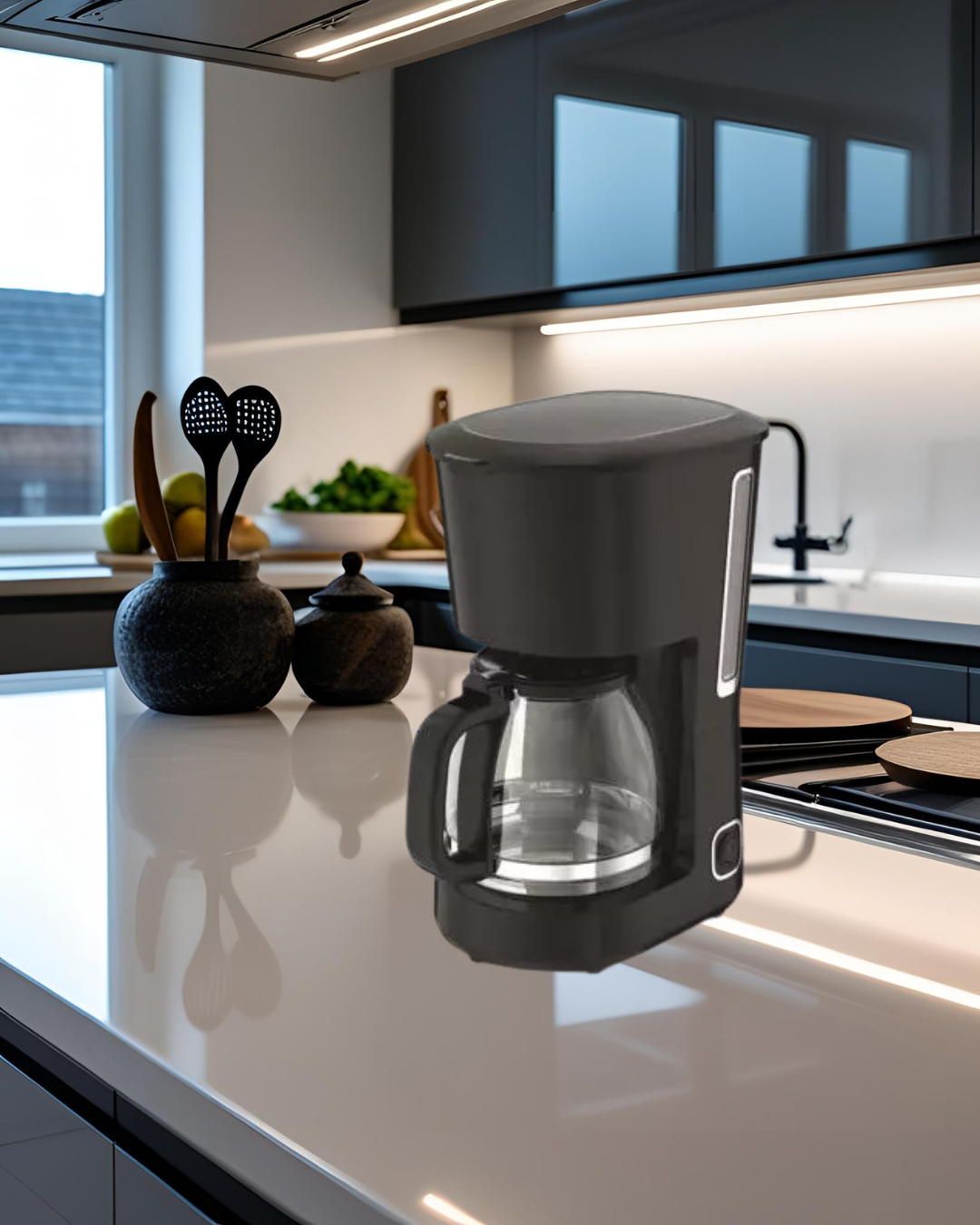 Cafetiere sur plan