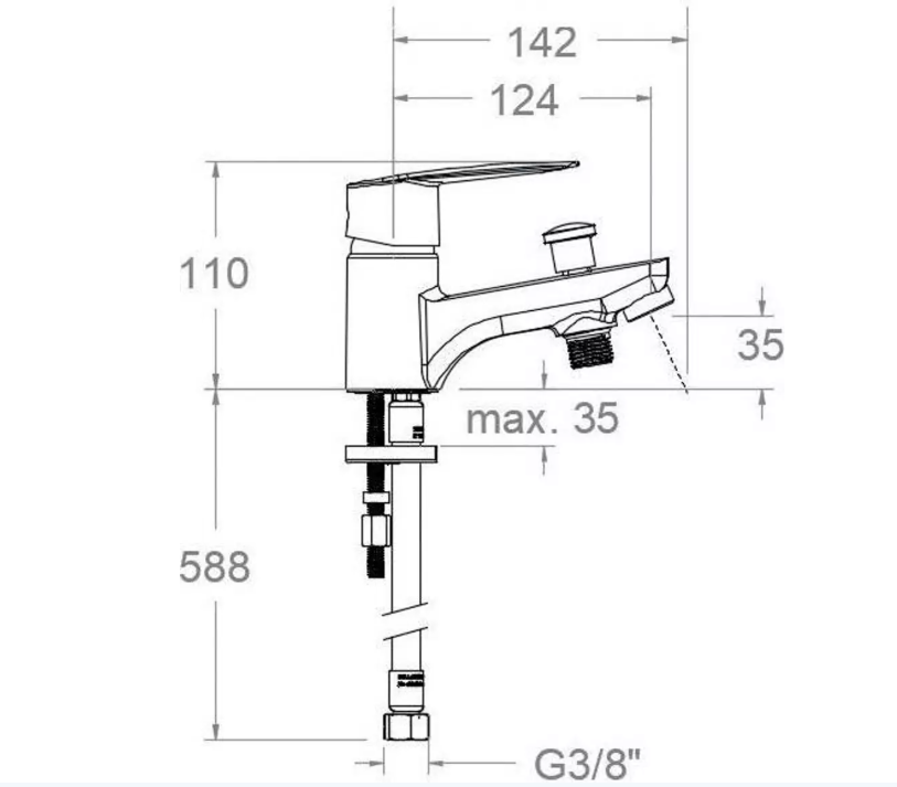 MITIGEUR BAIN DOUCHE VALMY SCHEMA MONOTROU