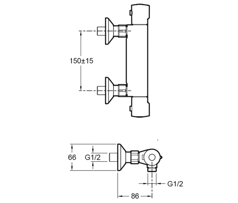 Mitigeur thermostatique jacob delafon schéma