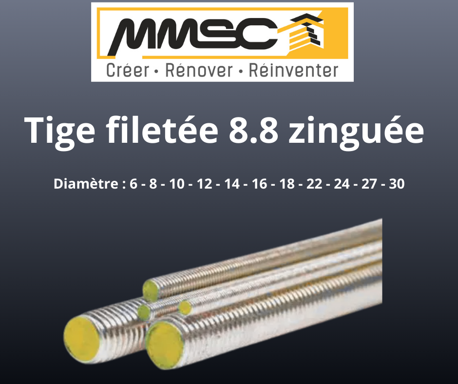 Tige filetée zingué