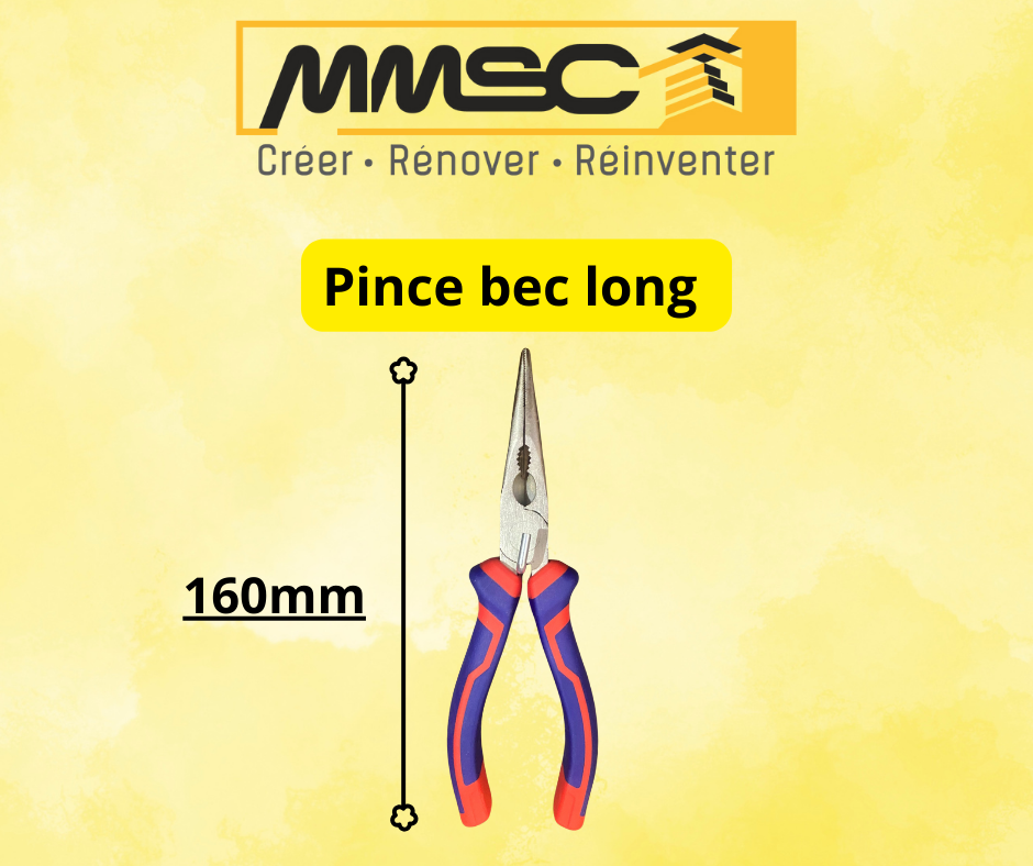 Pince bec long 160mm
