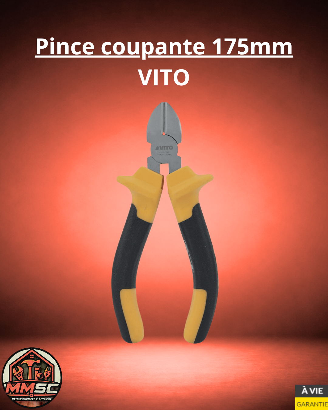 Pince coupante 175mm