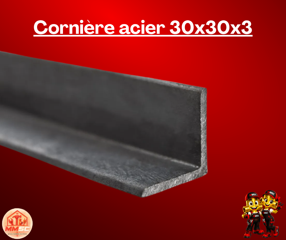 Corniere acier30x30x3