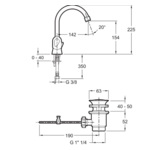 SCHEMA GALEO MELANGEUR LAVABO