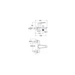 Schema valmy mitigeur mural bain douche