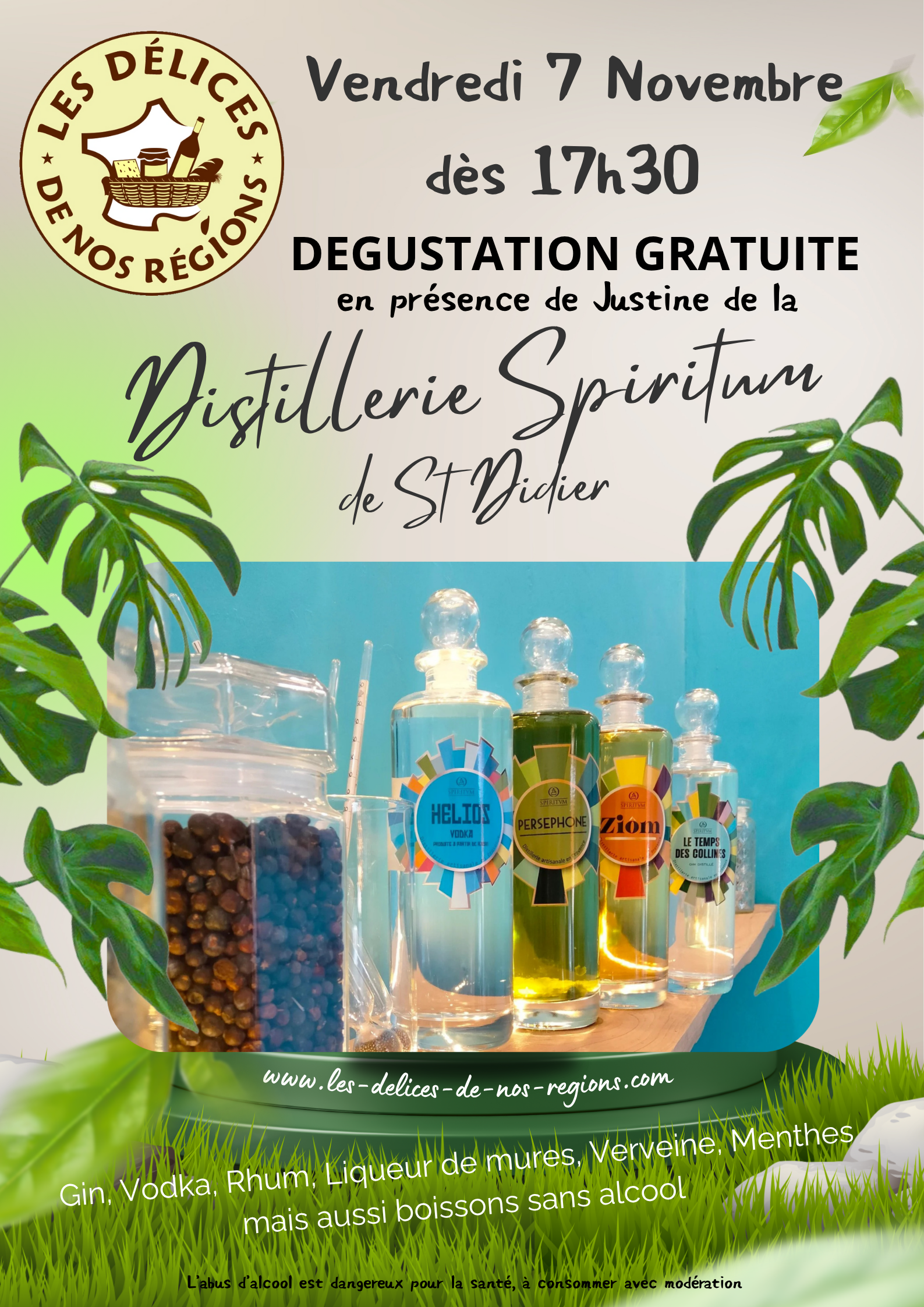 Affiche Promotion de produit Moderne Vert et Blanc