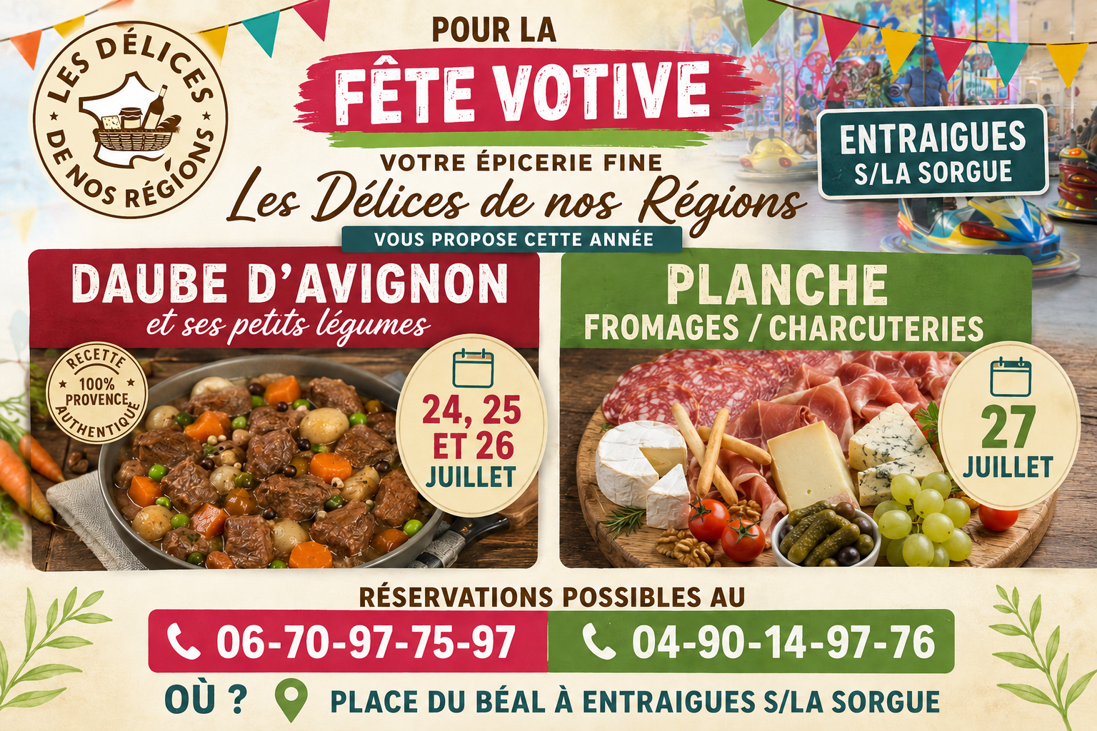 Fête votive Entraigues 2026