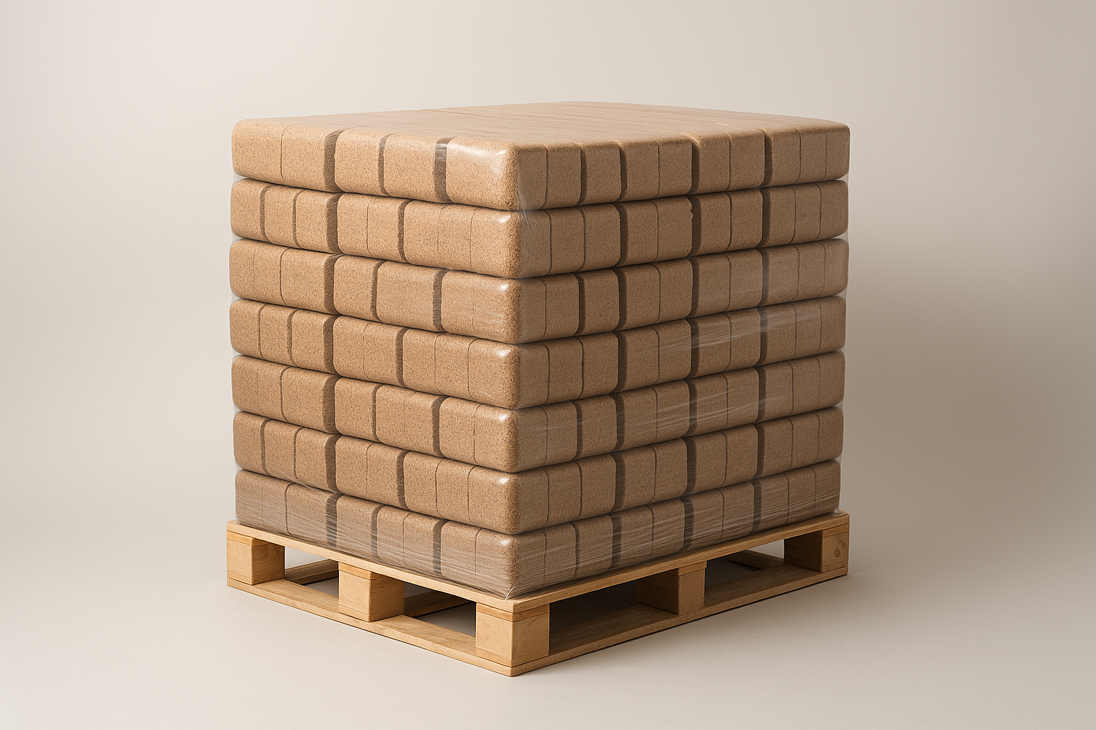 produit 4 - Palette de bois compressé de chauffe