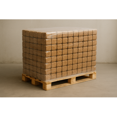 produit 3 -  Palette de buches de bois compressé spécial pizzéria