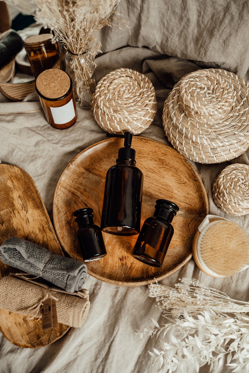 photos gratuites de aromatherapie assorti bambou