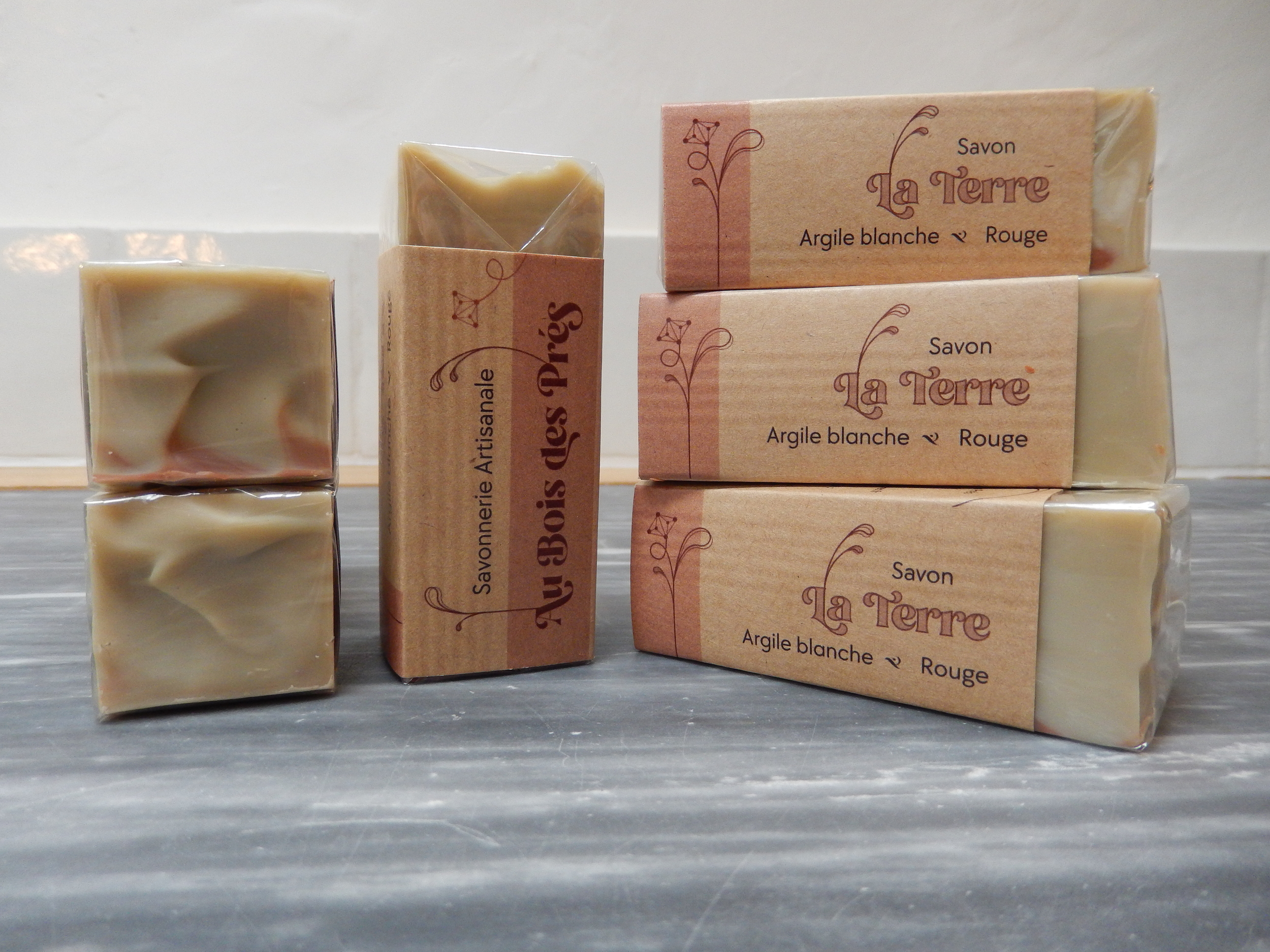 savon de voyage très riche en argiles