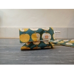 pochette savon pomme jaune