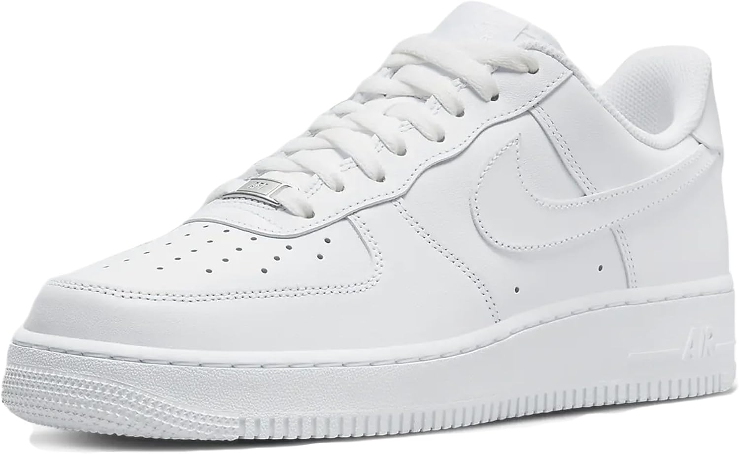 Nike Air Force 1 '07 blanche, vue de profil