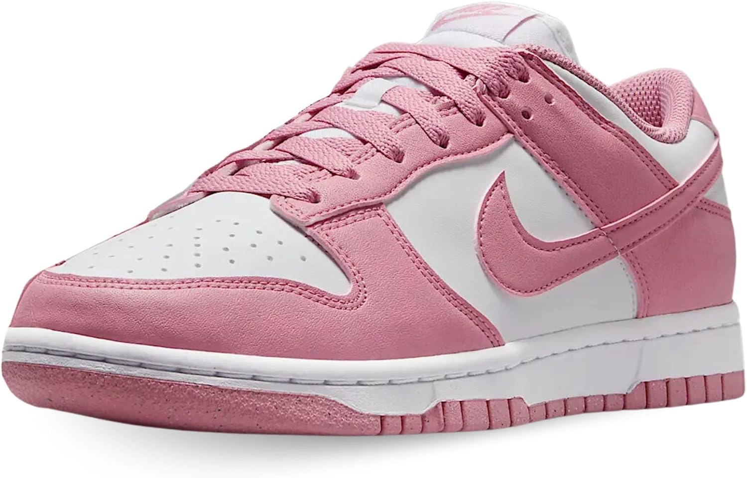 Sneaker basse bicolore Dunk Low Nike, vue de profil