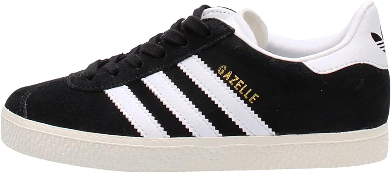 Sneaker basse daim Gazelle Enfant Adidas, vue de profil