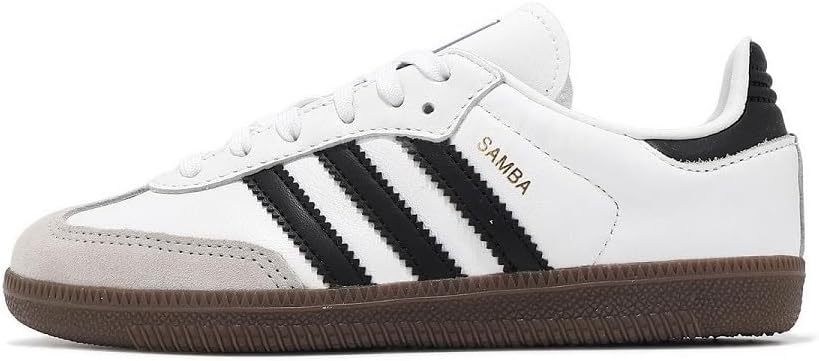 Sneaker basse cuir daim Samba OG Enfant Adidas, vue de profil