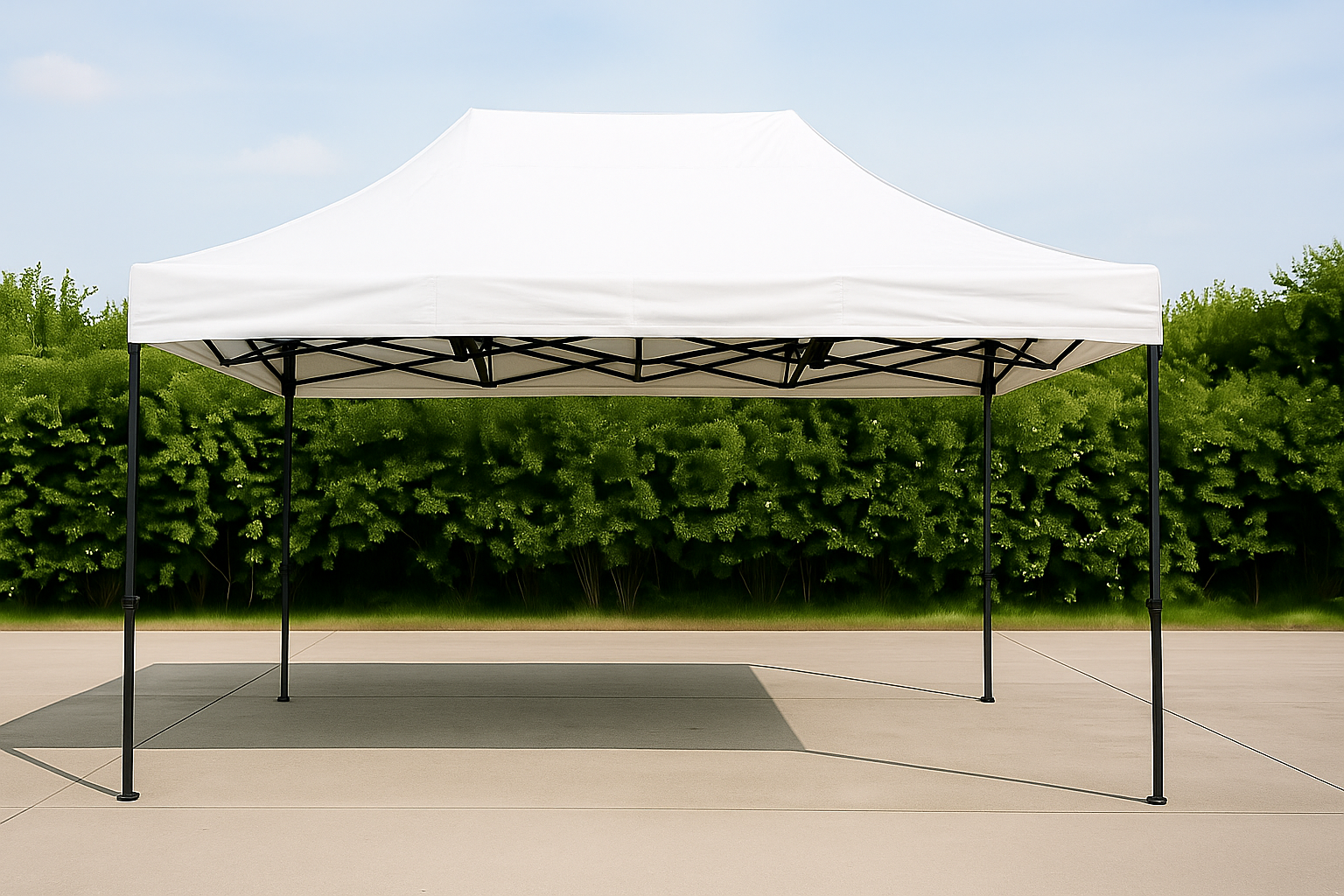 Barnum pliant blanc 3x4,5 pikamotors