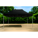 tente pliante 3x4,5 noir sans paroie