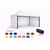 tente pliante 3x2 blanc trois parois