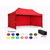tente pliante 3x2 rouge trois parois