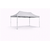 tente pliante 3x2 Aluminium gris clair sans parois