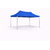 tente pliante 3x2 Aluminium bleu sans parois