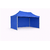 tente pliante 3x2 Aluminium bleu avec trois parois