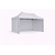 tente pliante 3x2 Aluminium gris clair avec trois parois