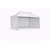tente pliante 3x2 Aluminium blanc avec trois parois