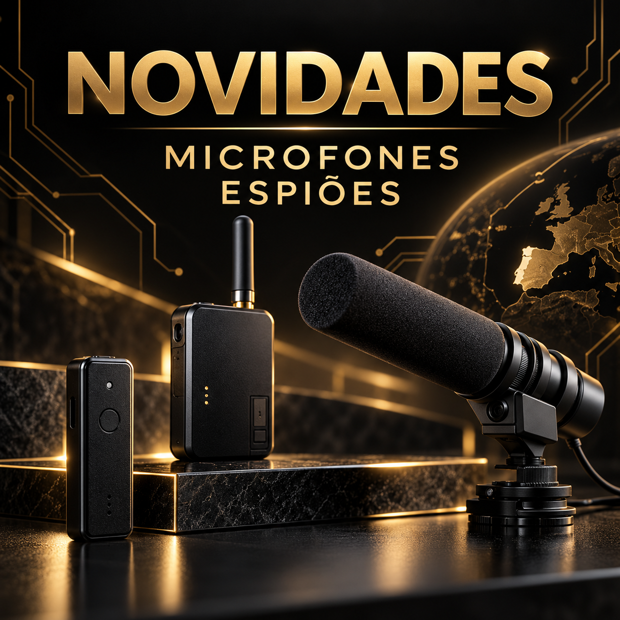 Novidades – Microfones espiões