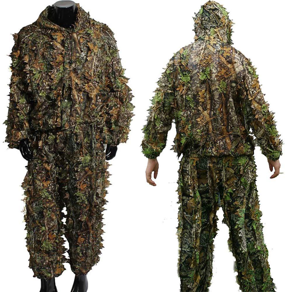 3D-feuille-chasse-vestes-pantalon-costume-Camouflage-v-tements-en-plein-air-traque-dans-la-chasse